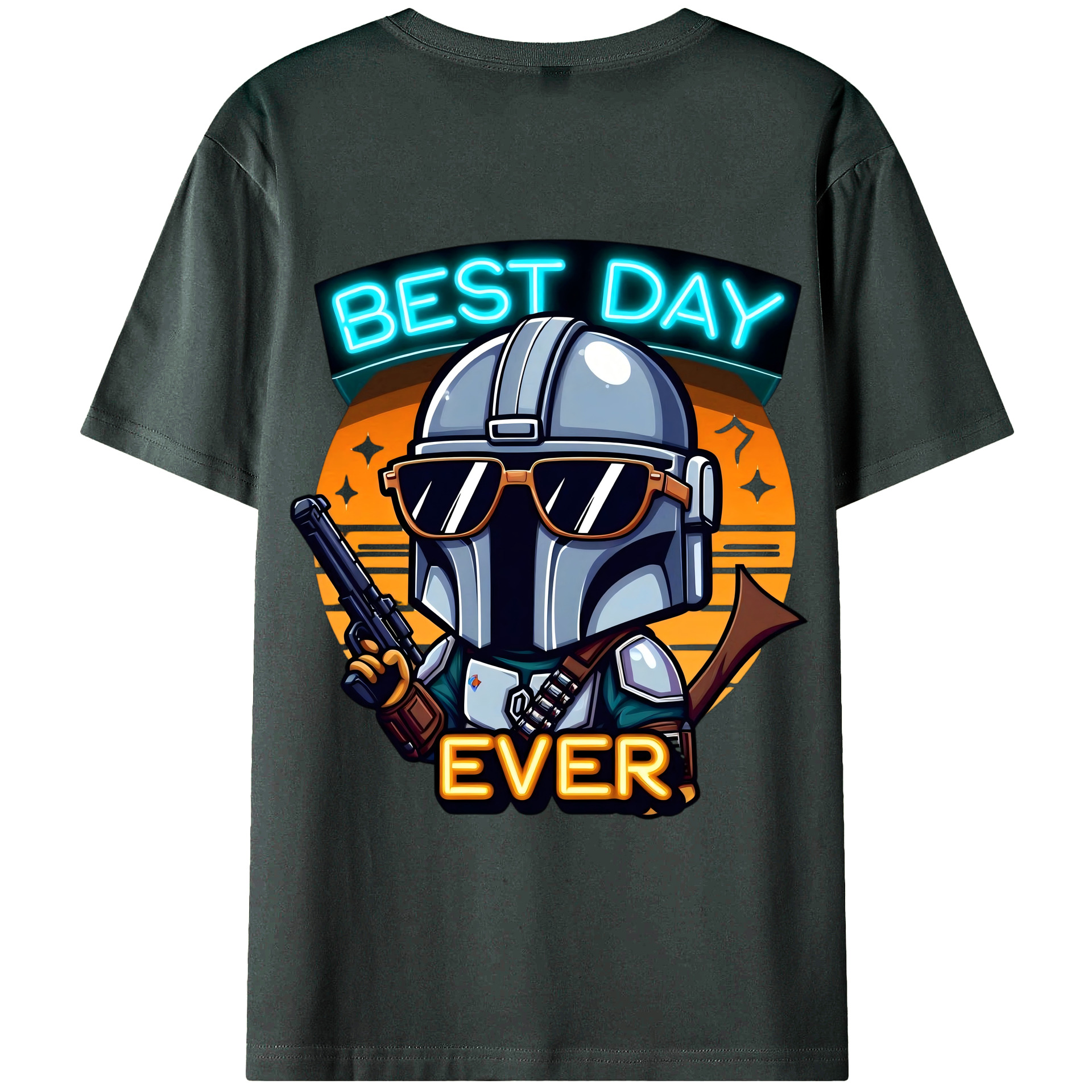 （画像用） スター・ウォーズ Star Wars 綿100％ メンズ半袖Tシャツ（バックプリント） 通気性